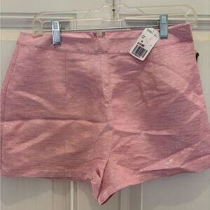 Forever 21 Shimmering Pink High Waist Shorts
